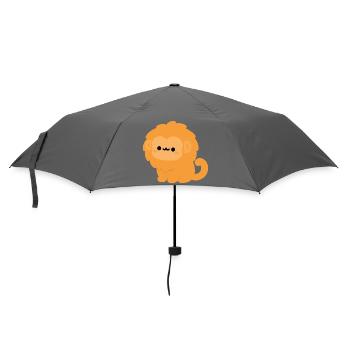 Goldener Löwe Tamarin-Affe - Regenschirm (klein) - Grau - Vorne