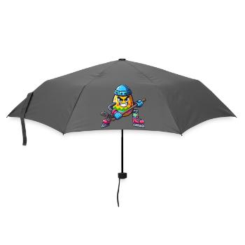 Easter Egg Hockey Design | hockey player - Umbrella (small) - grey - Front