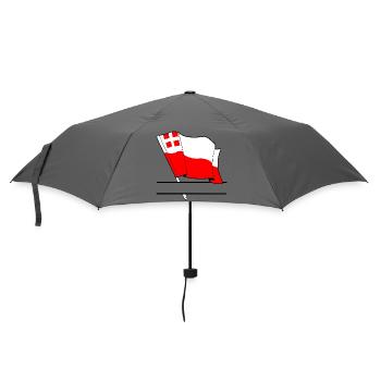 Flag Utrecht text banner - Umbrella (small) - grey - Front