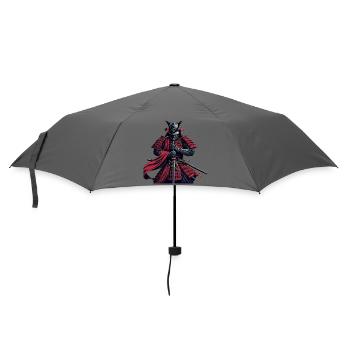 Bushido des Samurai-Kriegers - Regenschirm (klein) - Grau - Vorne