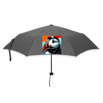 Papageitaucher - Regenschirm (klein) - Grau - Vorne