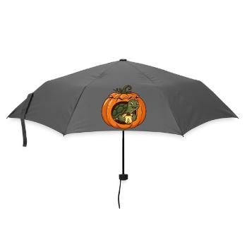 KürbisLaterne Schildkröte - Regenschirm (klein) - Grau - Vorne