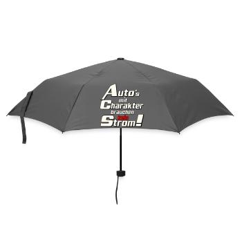 Auto Tuning Schrauber Kult Auto mit charakter (25) - Regenschirm (klein) - Grau - Vorne