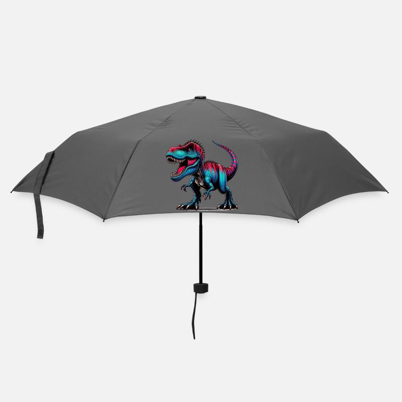 Dinosaurier - Regenschirm (klein) - Grau
