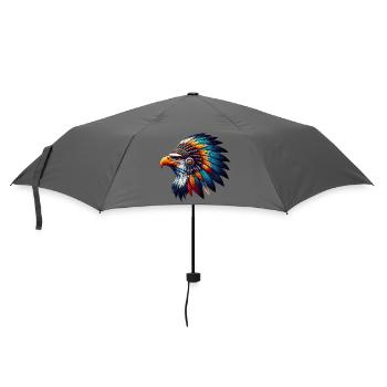 American Indian Eagle American Red Skins - Umbrella (small) - grey - Front