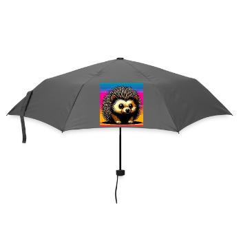 hedgehog - Umbrella (small) - grey - Front