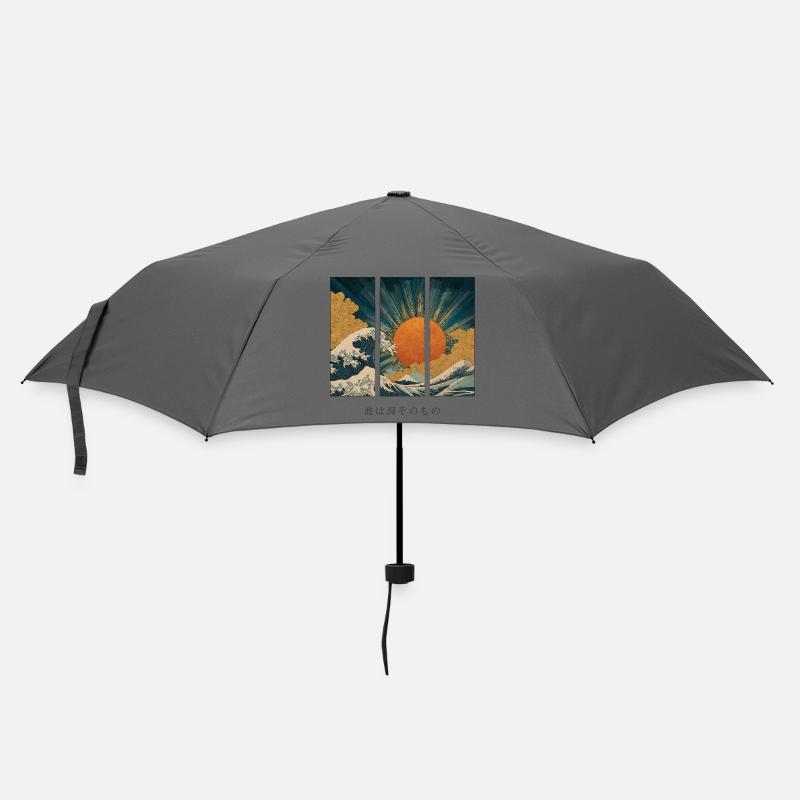 La vague, c’est la mer elle-même - Parapluie standard - bruyère