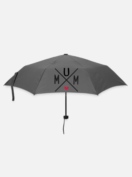 Mum - Regenschirm (klein) - Grau