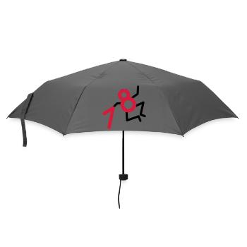 Finally: 18 years! - Umbrella (small) - grey - Front