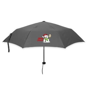Weihnachten - Regenschirm (klein) - Grau - Vorne