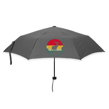 Capricorn, hiking, mountains - Umbrella (small) - grey - Front