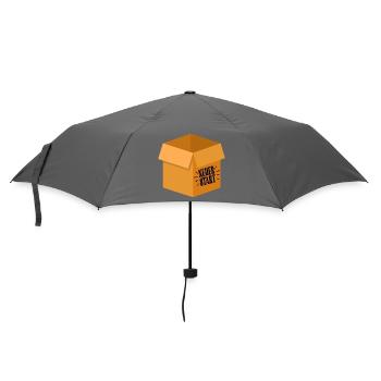NEUER START - ABSCHIEDSGESCHENKE KARTON - Regenschirm (klein) - Grau - Vorne