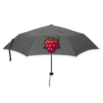 Himbeere - Regenschirm (klein) - Grau - Vorne