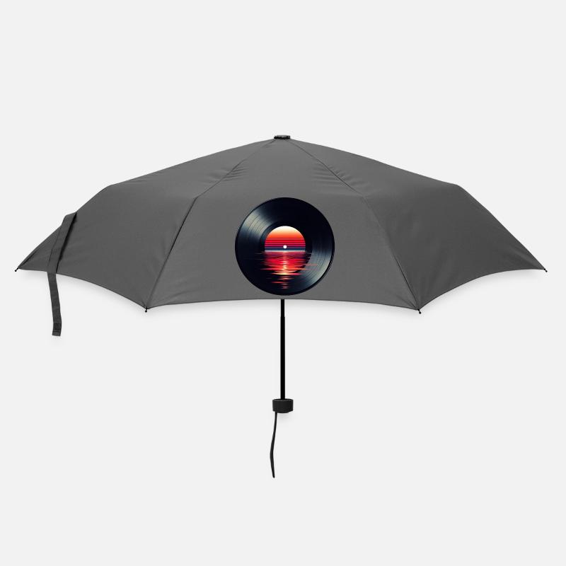Disque de musique LP vinyle, Retro Sunset - Parapluie standard - bruyère