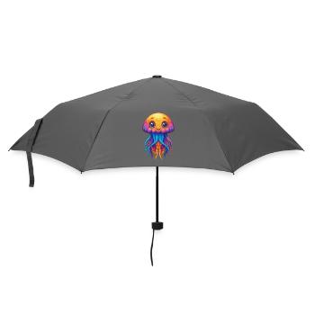 Méduse Coloré Kawaii Dessin animé Animal marin - Parapluie standard - bruyère - Devant