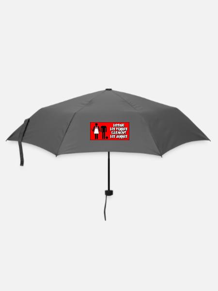 Wenn Frauen Männer kochen - Regenschirm (klein) - Grau