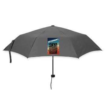 Astronomie Retro Style - Regenschirm (klein) - Grau - Vorne