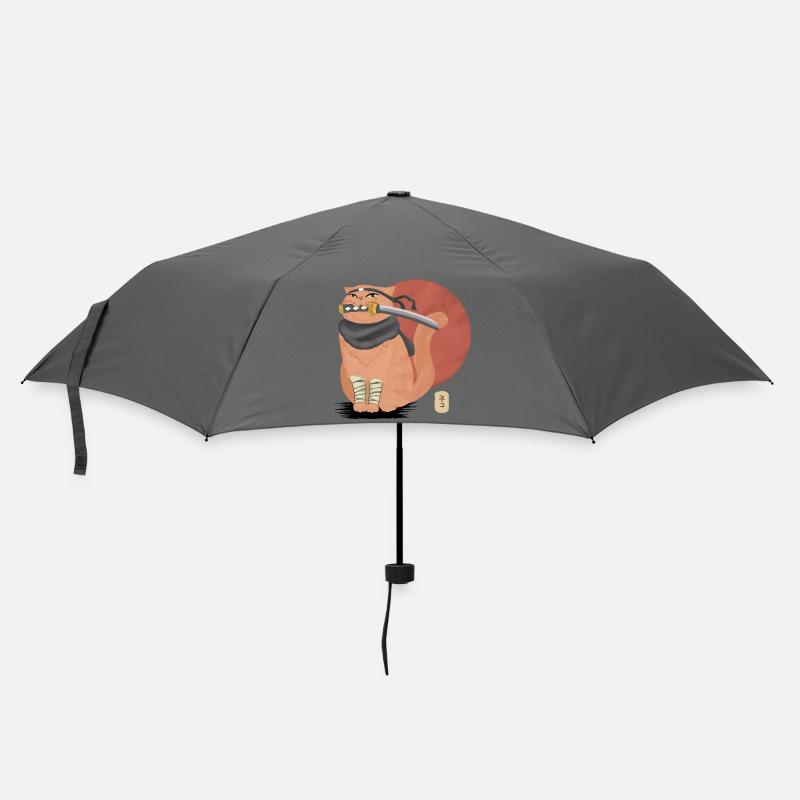 Chat samouraï avec Katana - Parapluie standard - bruyère