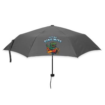 Flying Dino'Mite Plane - Umbrella (small) - grey - Front
