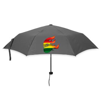 Bolivia Flag - Bolivia - Ninja - Umbrella (small) - grey - Front