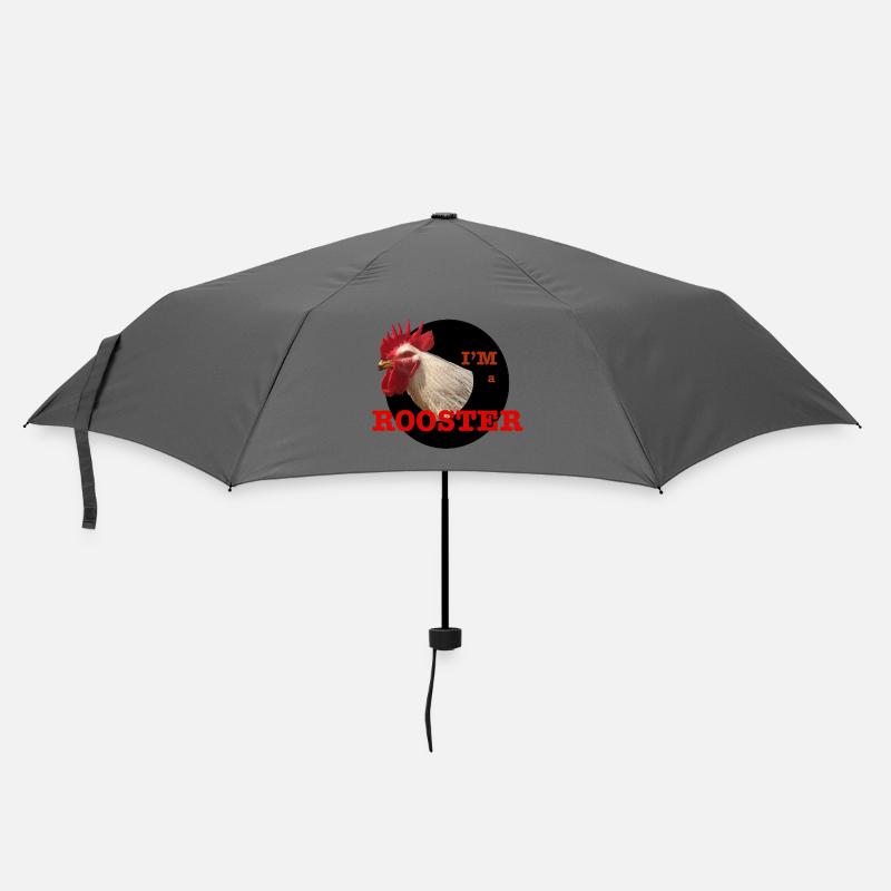 Custom Rooster Design for Unique Style - Umbrella (small) - grey