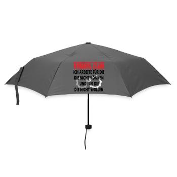 Arbeiterklasse Zahnräder - Regenschirm (klein) - Grau - Vorne