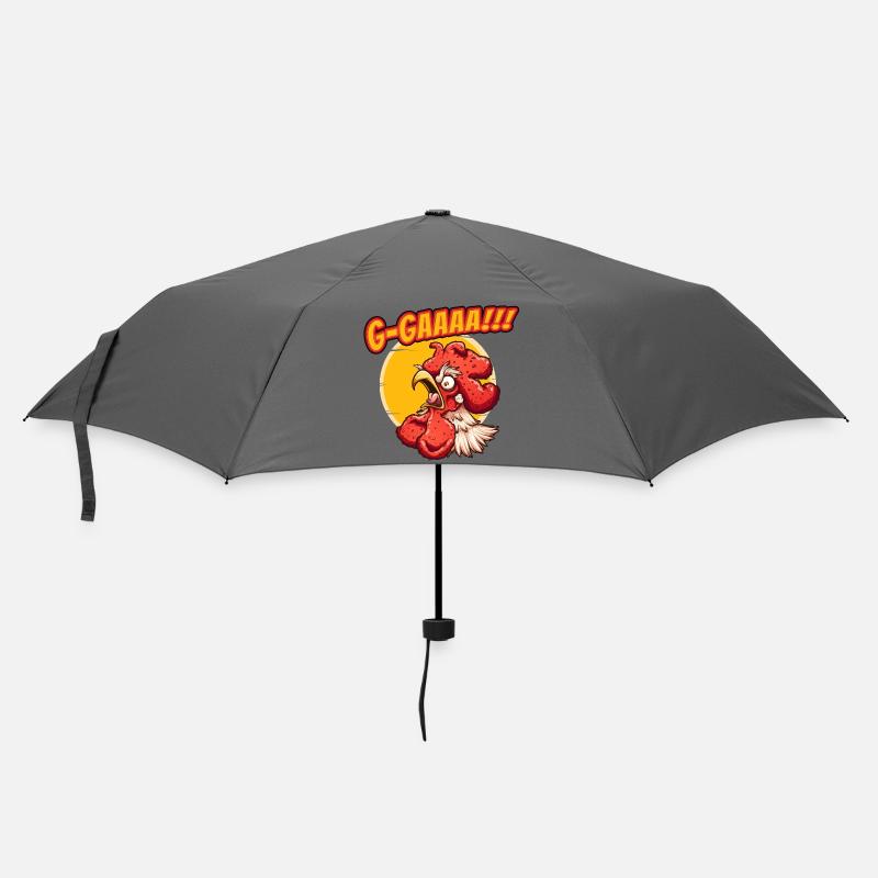 Crazy Screaming G-Gaaaa - Umbrella (small) - grey
