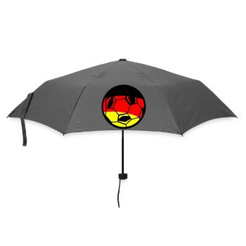 Football German Flag Art - Umbrella (small) - grey - Front