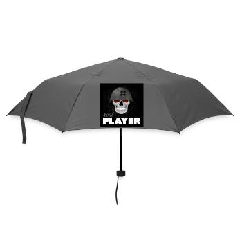 Skull Veteran – Real Player Gaming Helmet Design - Umbrella (small) - grey - Front