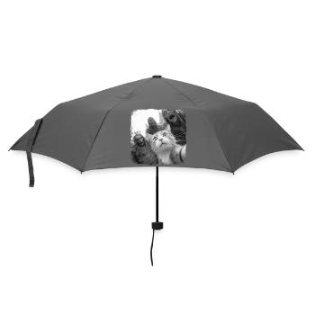 Zombiekalypse - Regenschirm (klein) - Grau - Vorne