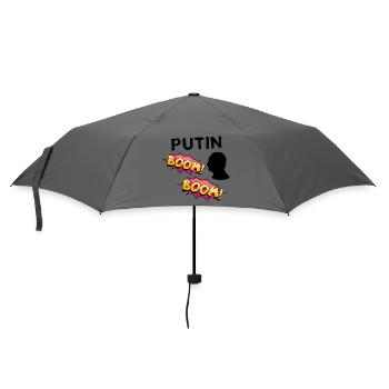 Putin BOOM COMIC-Buch Explosion der Farben - Regenschirm (klein) - Grau - Vorne