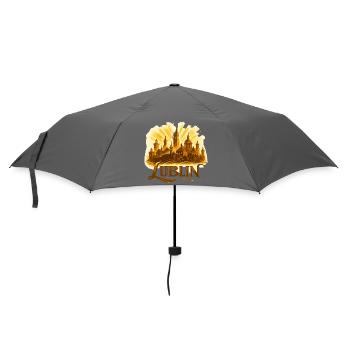 Lublin Gateway to the East Poland Polska Gold Gift - Umbrella (small) - grey - Front