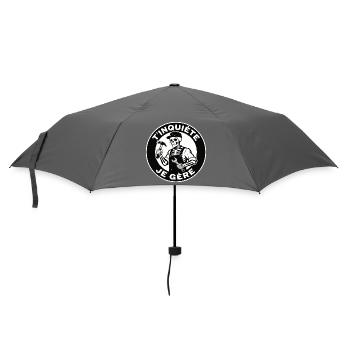 Skeleton handyman don't worry I manage black humor - Umbrella (small) - grey - Front