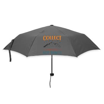 Montagnes - Collectez des souvenirs, pas des choses - Parapluie standard - bruyère - Devant