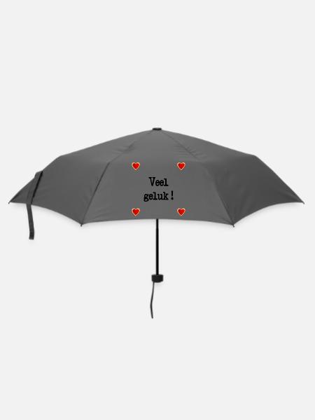 Leb wohl. Viel Glück. - Regenschirm (klein) - Grau