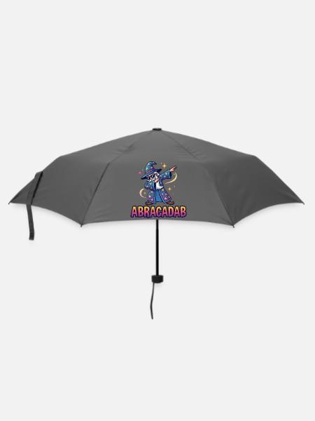 Abracadab Wizard Fantasy Meme - Regenschirm (klein) - Grau
