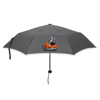 DELNJOSERBOWKA MOPED - Regenschirm (klein) - Grau - Vorne