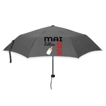 Birth Baby May 2026 - Umbrella (small) - grey - Front