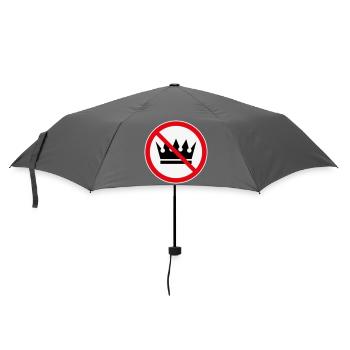No Kings! (Protest Design / 3C) - Umbrella (small) - grey - Front