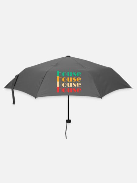House - Regenschirm (klein) - Grau
