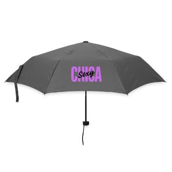 Sexy GIRL | Minimalist typographic design - Umbrella (small) - grey - Front
