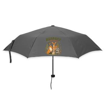 Respectez les locaux Forêt Animaux Rétro - Parapluie standard - bruyère - Devant