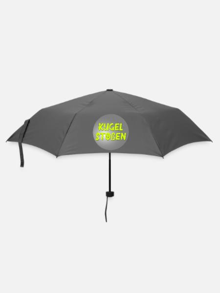 Kugelstoßen Stoßkugel - Regenschirm (klein) - Grau