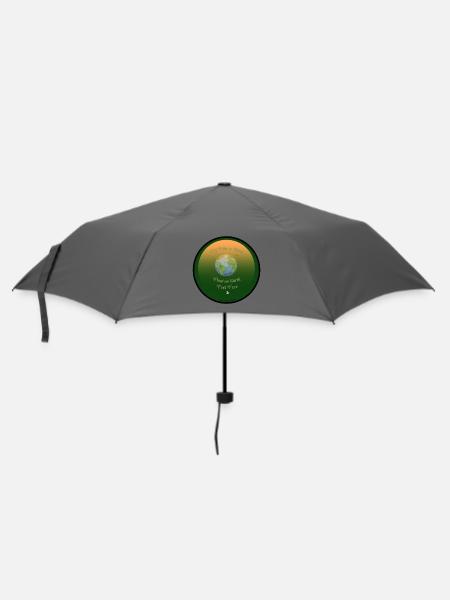 Fliege wie ein Vogel - Regenschirm (klein) - Grau