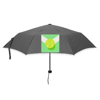 Tennisbälle Tennis - Regenschirm (klein) - Grau - Vorne