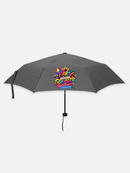 Deutscher Schlager , Schlager Party - Regenschirm (klein) - Grau