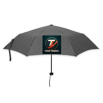 Team Thomas Familienname Teamname Unternehmensname - Regenschirm (klein) - Grau - Vorne