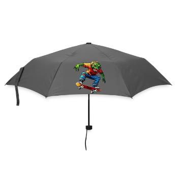 Skater Monster - Regenschirm (klein) - Grau - Vorne