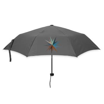 Sternenburst Farbenspiel - Regenschirm (klein) - Grau - Vorne