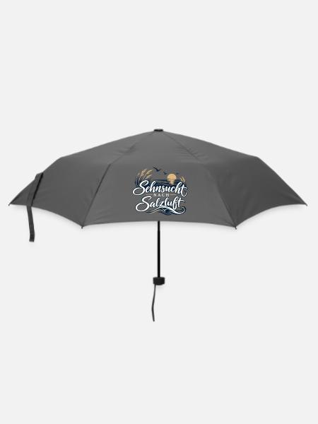Sehnsucht nach Salzluft - Regenschirm (klein) - Grau